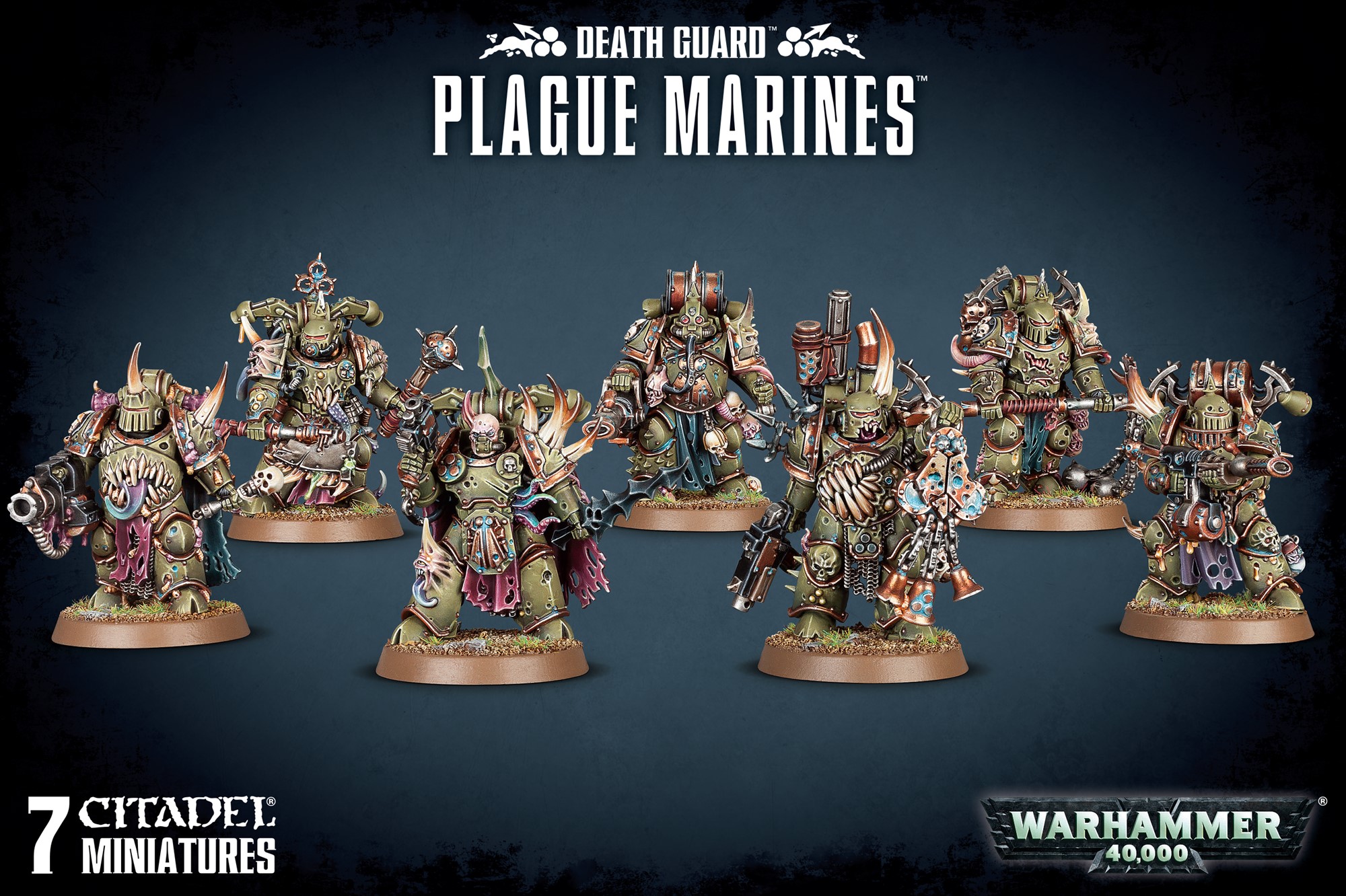 WS - Warhammer 40K - DEATH GUARD PLAGUE MARINES