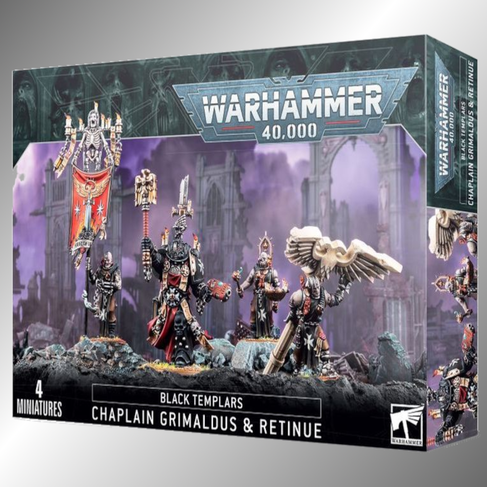 WS - Black Templars: Chaplain Grimaldus & Retinue - EN