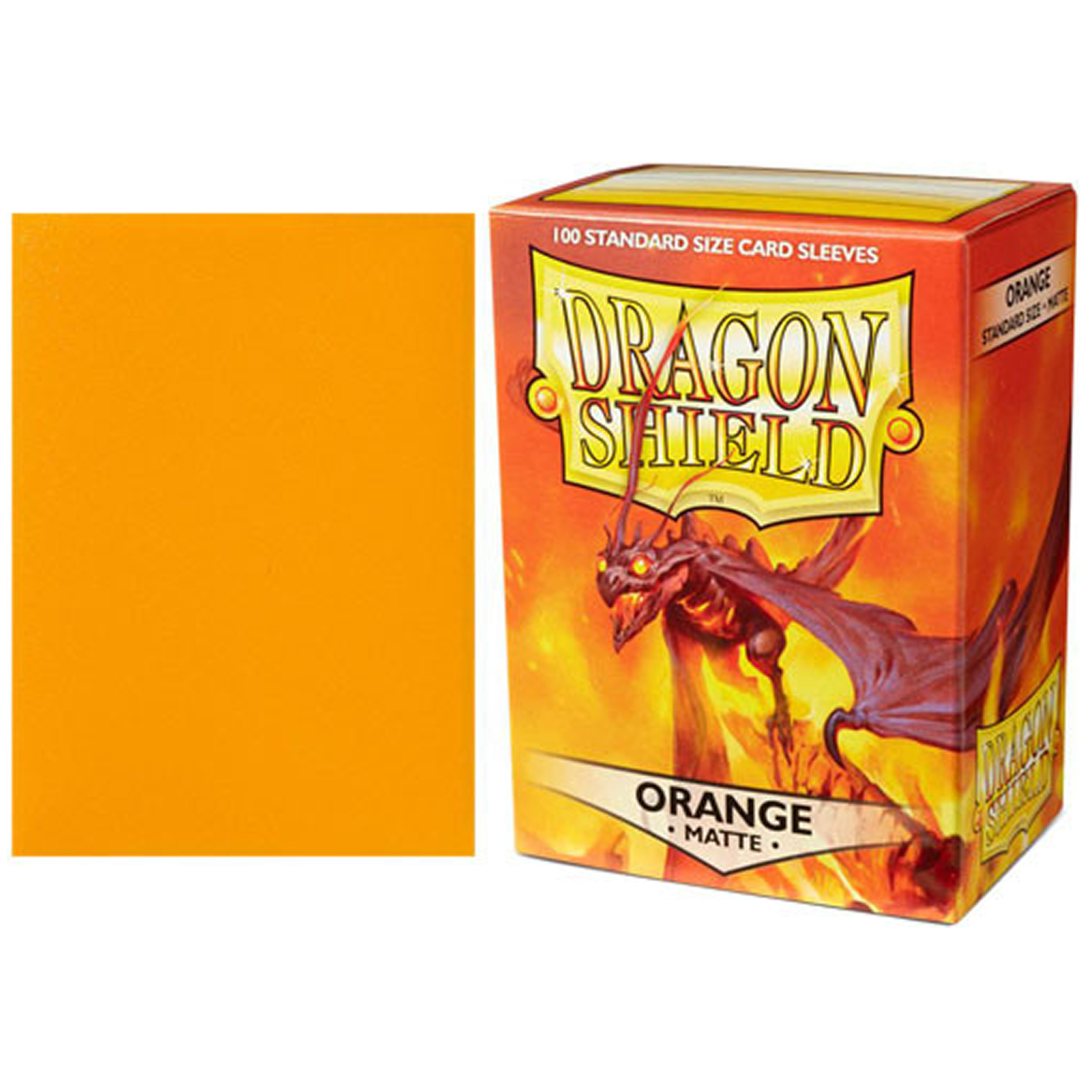 Dragon Shield Standard Sleeves Matte - Orange 100ct