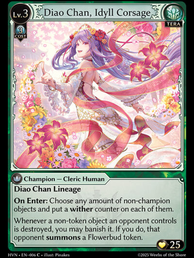 GATCG - Grand Archive TCG: Abyssal Heaven - Diao Chan, Idyll Corsage Re:Collection - ENG