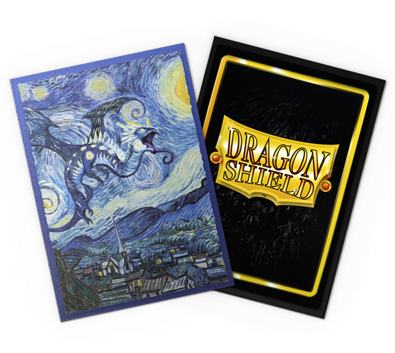 Dragon Shield Sleeves: Standard DUAL - Matte 'Starry Night' Art (100 ct.)