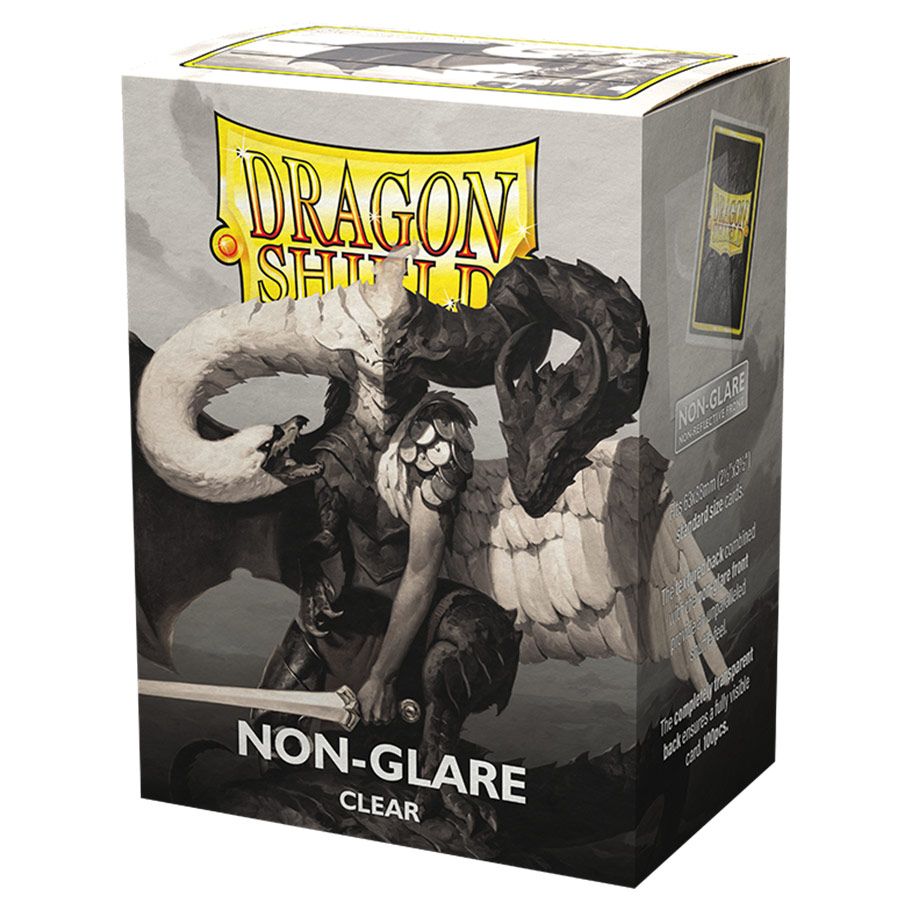 Dragon Shield Sleeves: Standard - Matte Non-Glare Clear V2 (100 ct.)