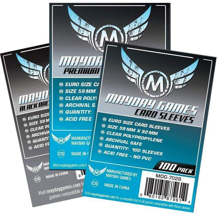 MD - Mayday Games - Euro Size Premium Card Sleeves 59 x 92 - 100 pack