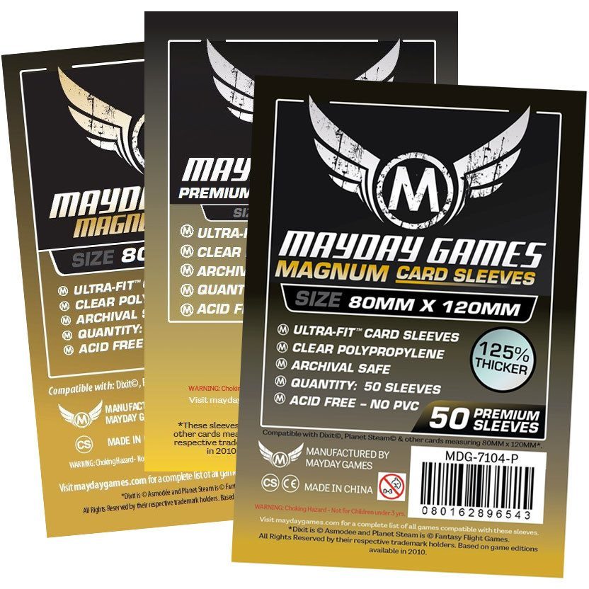 MD - Mayday Games - Magnum Dixit Card Sleeves 80 x 120 - 100 pack