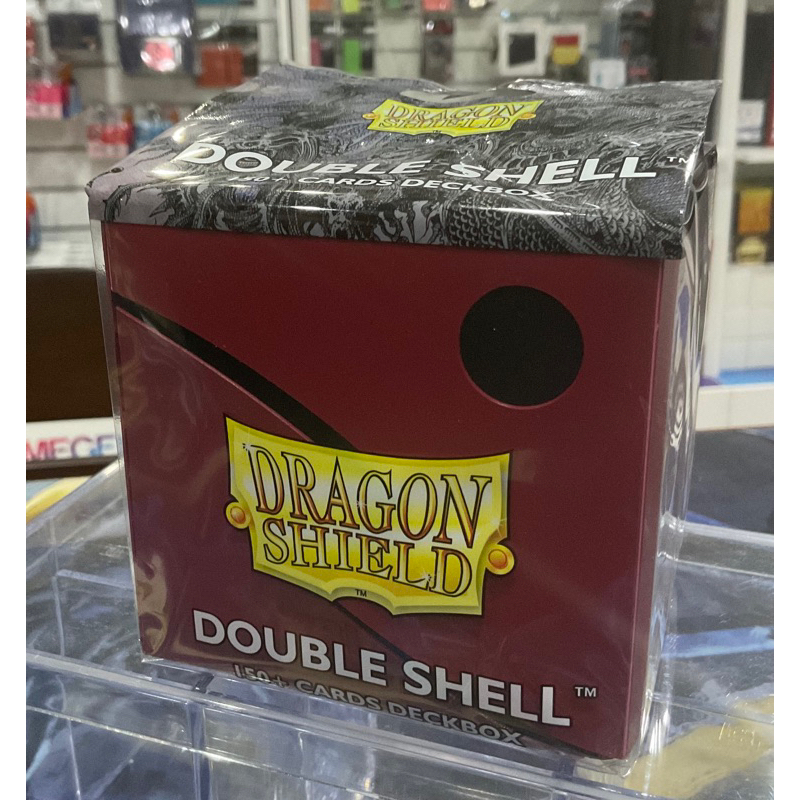 Dragon Shield - Deckbox Double Shell +150 - Ashen Red/Black
