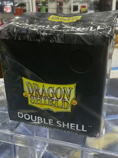 Dragon Shield - Deckbox Double Shell +150 - Ashen Black/Black