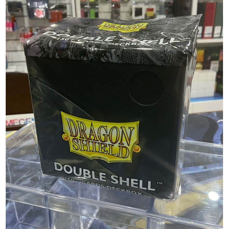 Dragon Shield - Deckbox Double Shell +150 - Ashen Black/Black