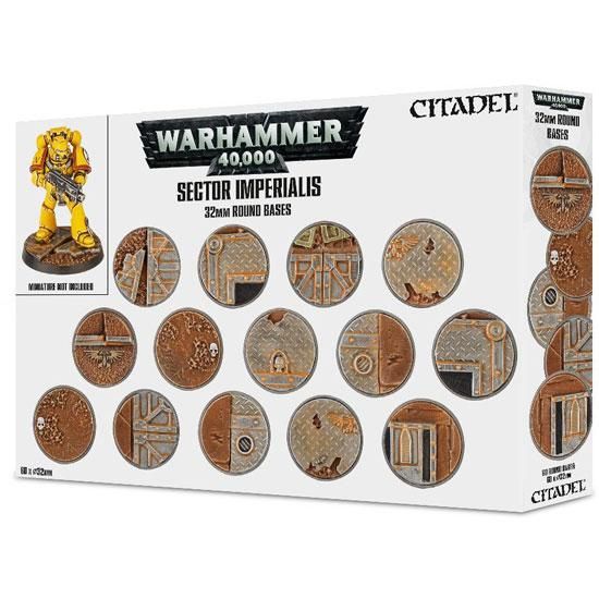 WS - Warhammer Age of Sigmar - Sector Imperials 32mm Round Bases