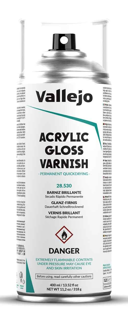 VAL - Varnish: Varnish: Aerosol - Gloss Varnish, 400 ml