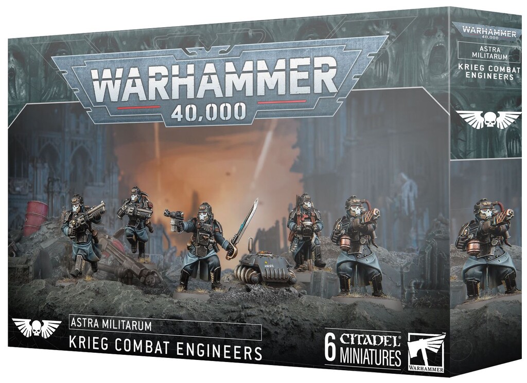 WS - Warhammer 40K - ASTRA MILITARUM: KRIEG COMBAT ENGINEERS