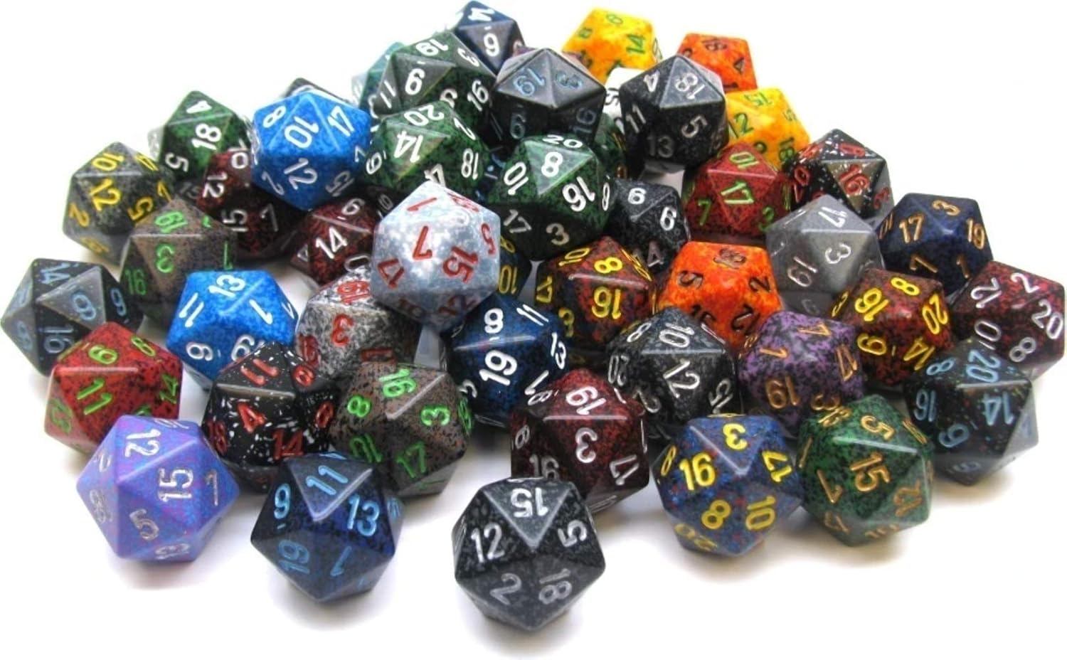Dice - CHX Assorted Loose D20 16mm Dice