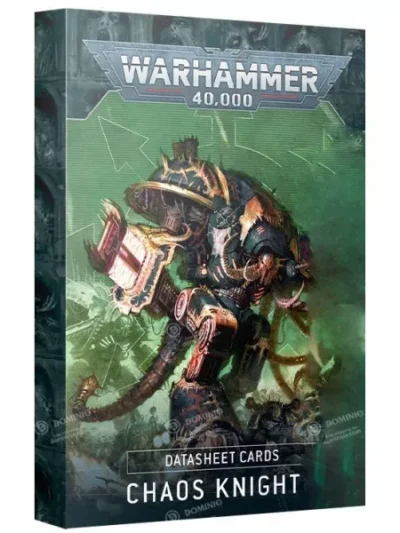 WS - Warhammer 40K - DATASHEET CARDS: CHAOS KNIGHTS (ENG)