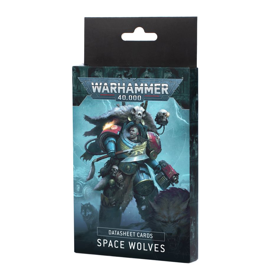WS - Warhammer 40K - DATASHEET CARDS: SPACE WOLVES - ENG