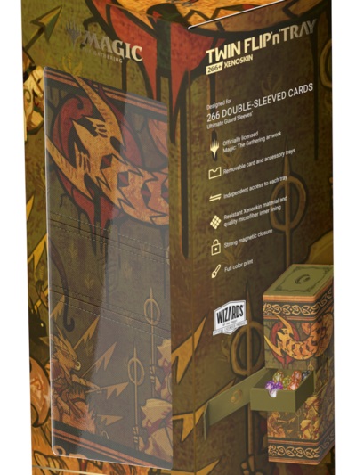 UG - Deckcase: Twin Flip'n'Tray 266+ Xenoskin MTG- Lorwyn Eclipsed- Artifact Mythic
