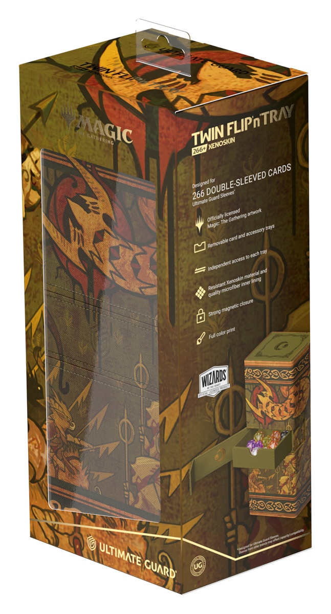 UG - Deckcase: Twin Flip'n'Tray 266+ Xenoskin MTG- Lorwyn Eclipsed- Artifact Mythic