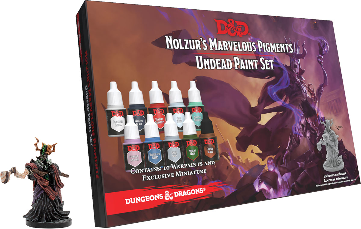TAP - Warpaint: Paint Set: D&D 5th Edition- Nolzur’s Marvelous Pigments- Undead Paint Set