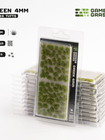 GG - Gamers Grass Tufts: Tufts - Green 4mm - Wild