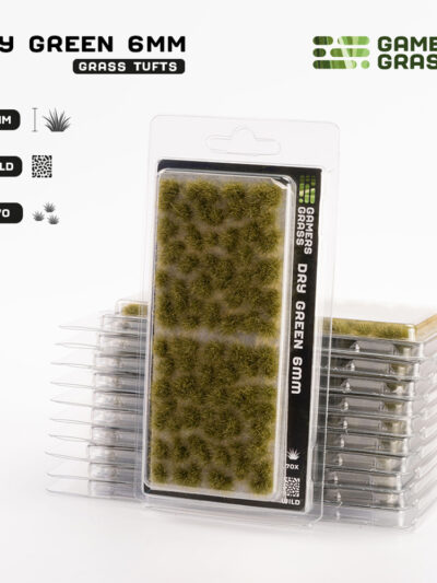 GG - Gamers Grass Tufts: Tufts - Dry Green 6mm - Wild