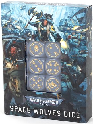 WS - Warhammer 40K - WARHAMMER 40000: SPACE WOLVES DICE