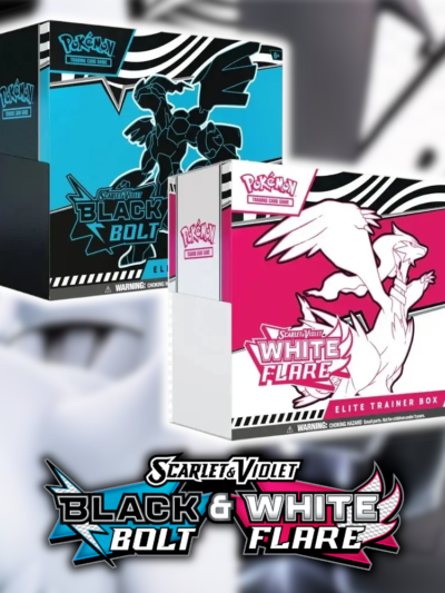 PKM - Pokémon TCG: Scarlet & Violet 10.5 - "Black Bolt & White Flare" Black/White Bolt Elite Trainer Box - ESP