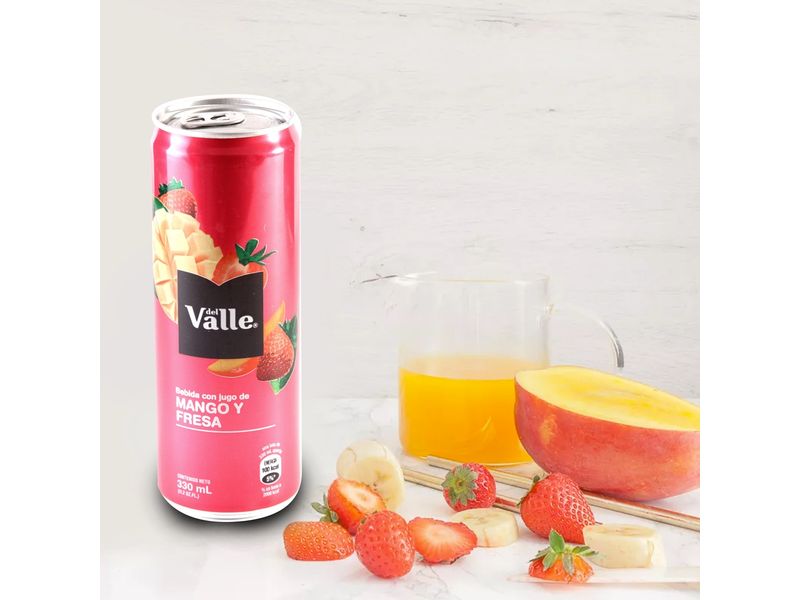 Food-Gaseosa: Del Valle Mango y Fresa 330ml