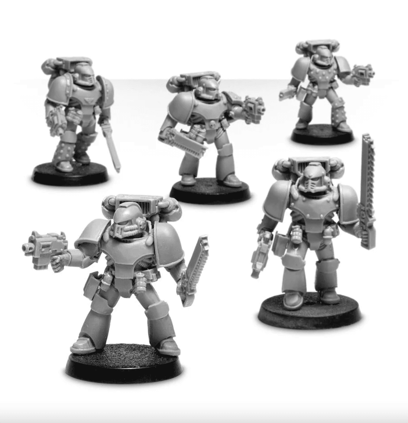WS - Warhammer 40K - MKIV Space Marine Assault Squad