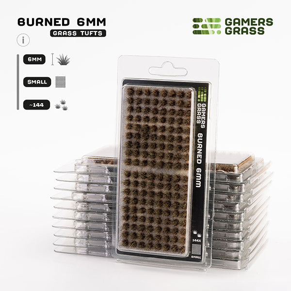 GG - Gamers Grass Tufts: Tufts - Burned Tufts 6mm - Small