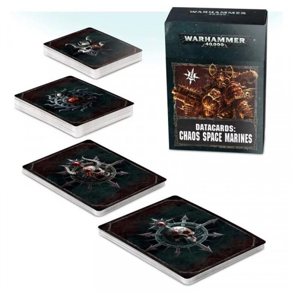 WS - Warhammer 40,000 - Datacards: Chaos Space Marine - EN