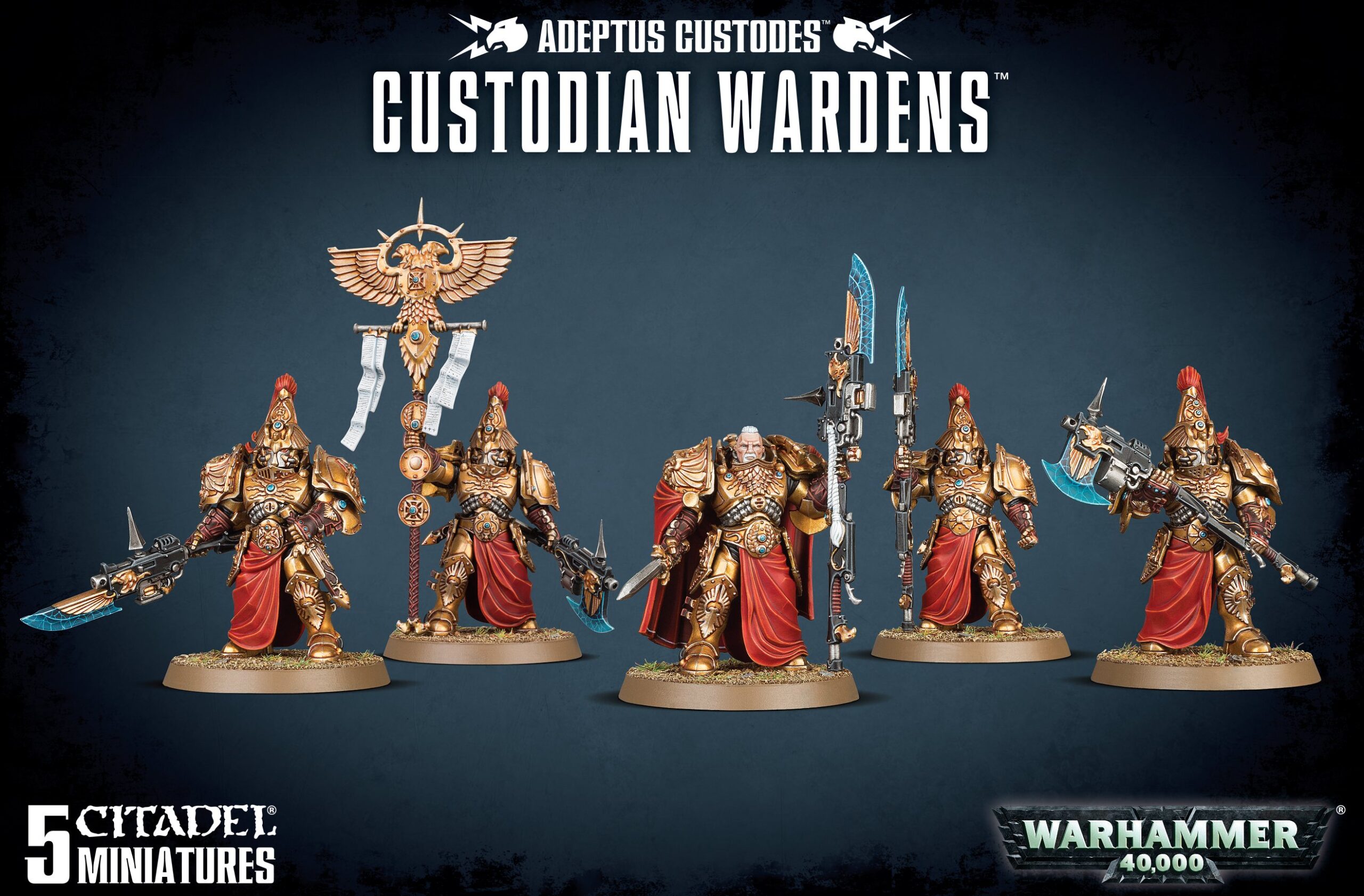 WS - Warhammer 40,000 - Adeptus Custodes: Custodian Wardens - ENG