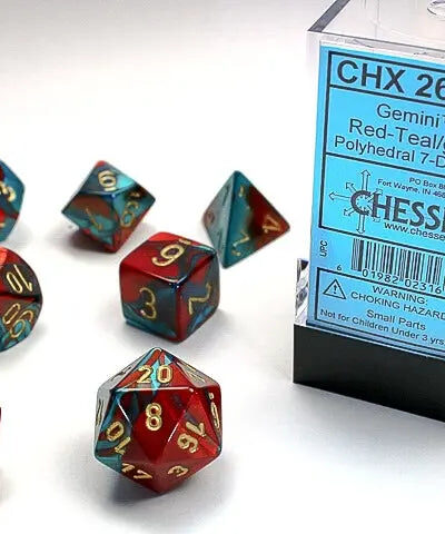 Dice - CHX 27441 / 26462 / 27503 Gemini 7-Die Set