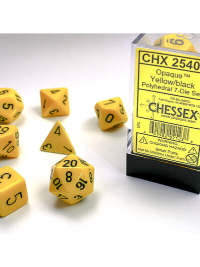 Dice - CHX 25366 / 25308 / 25312 Opaque Polyhedral 7-Die Set