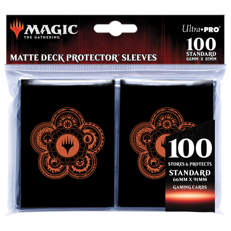 UP - Deck Protectors: MTG- Mana 7 Color Wheel (100)