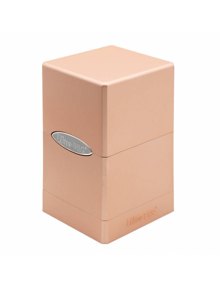 UP - Deckbox: Satin Tower 100+ Metallic- Rose Gold