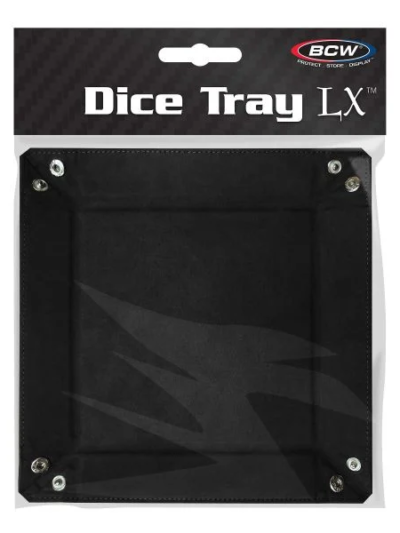 BCW - Dice Tray: Square- Black