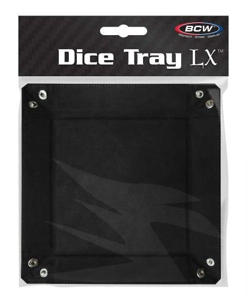 BCW - Dice Tray: Square- Black