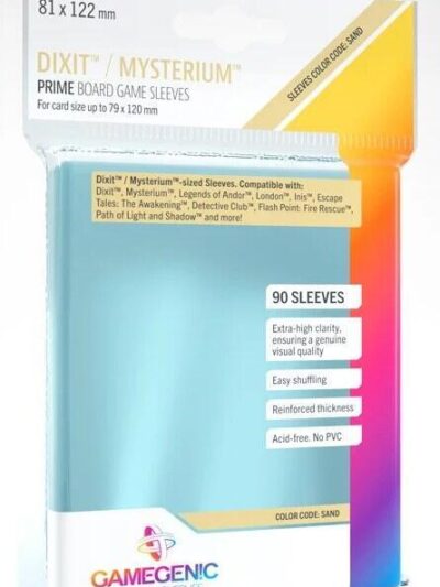 Gamegenic Sleeves Prime Board Game 81 x 122 (79 x 120) - DIXIT