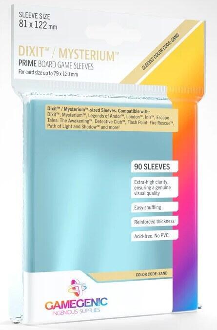 Gamegenic Sleeves Prime Board Game 81 x 122 (79 x 120) - DIXIT
