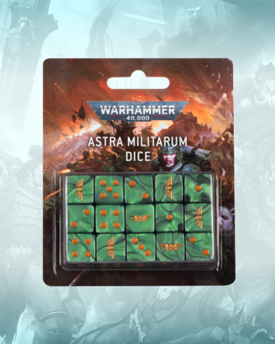 WS - Warhammer 40K - WARHAMMER 40000: ASTRA MILITARUM DICE