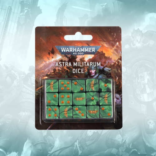 WS - Warhammer 40K - WARHAMMER 40000: ASTRA MILITARUM DICE