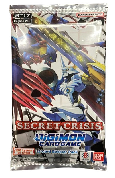 Digimon TCG: Secret Crisis Booster PACK - ENG