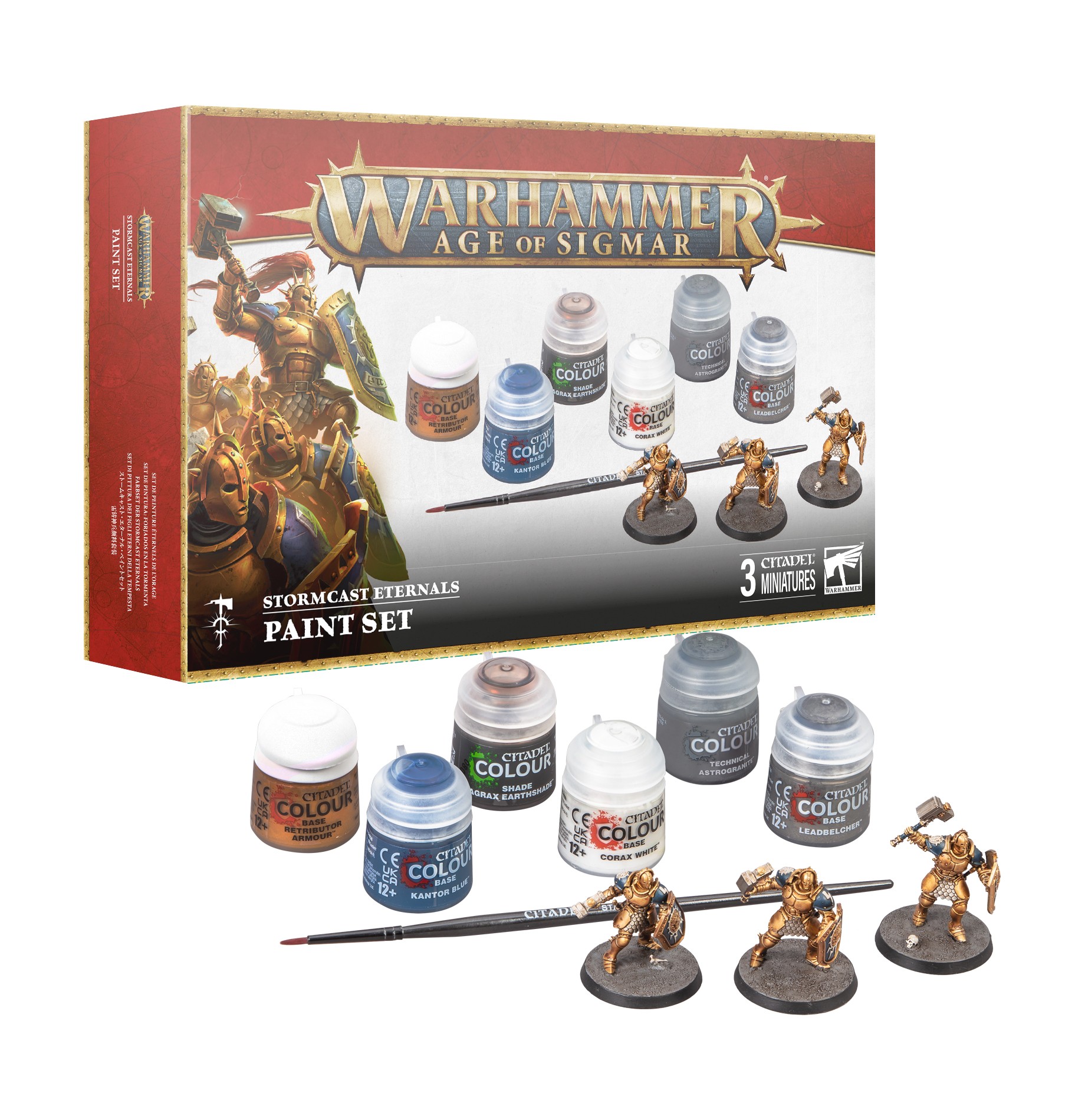 WS - AoS - AOS Stormcast Eternals PAINT SET