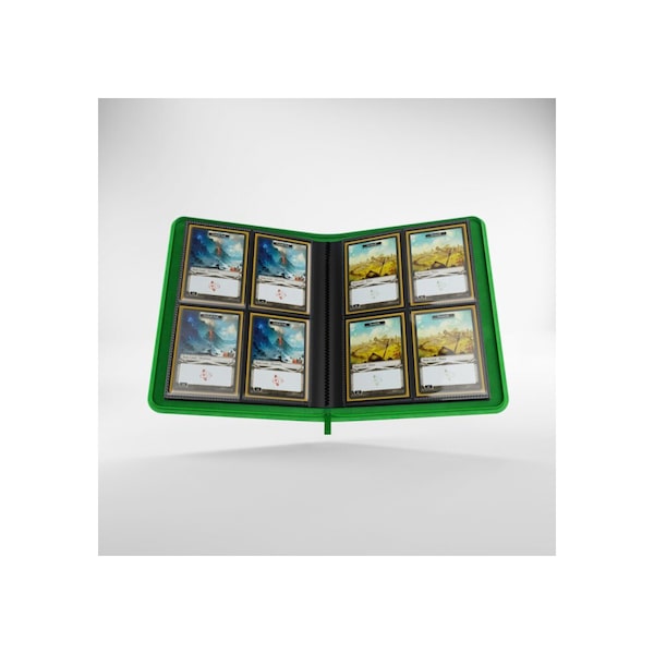 Gamegenic Binder: Zip-Up Album (8-Pocket) Green