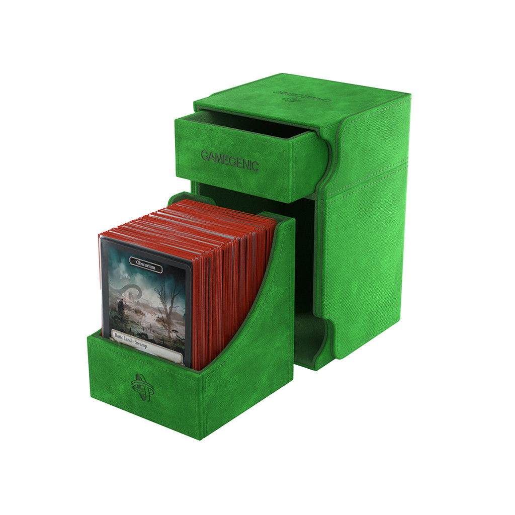 Gamegenic Deck Box: Watchtower 100+ XL Convertible Green