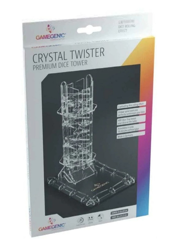 Gamegenic - Crystal Twister - Premium Dice Tower