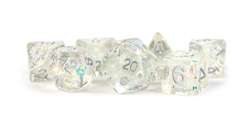 MDG - 7-Die Set 16mm: Rainbow Frost Dice