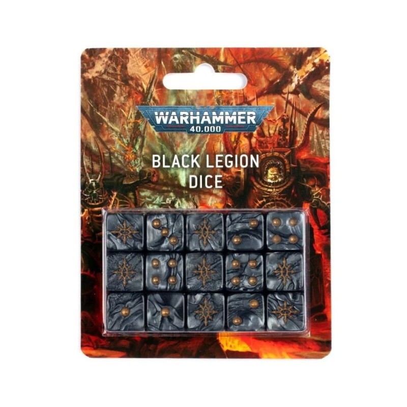 WS - Warhammer 40,000 - Black Legion Dice - EN
