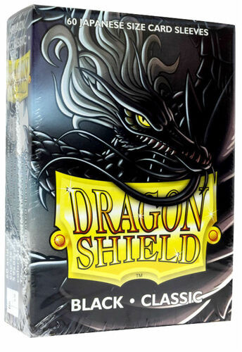 Dragon Shield Japanese Sleeves Classic - Black 60ct
