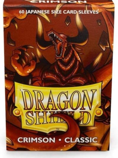 Dragon Shield Sleeves: Japanese- Classic Crimson (60 ct.)