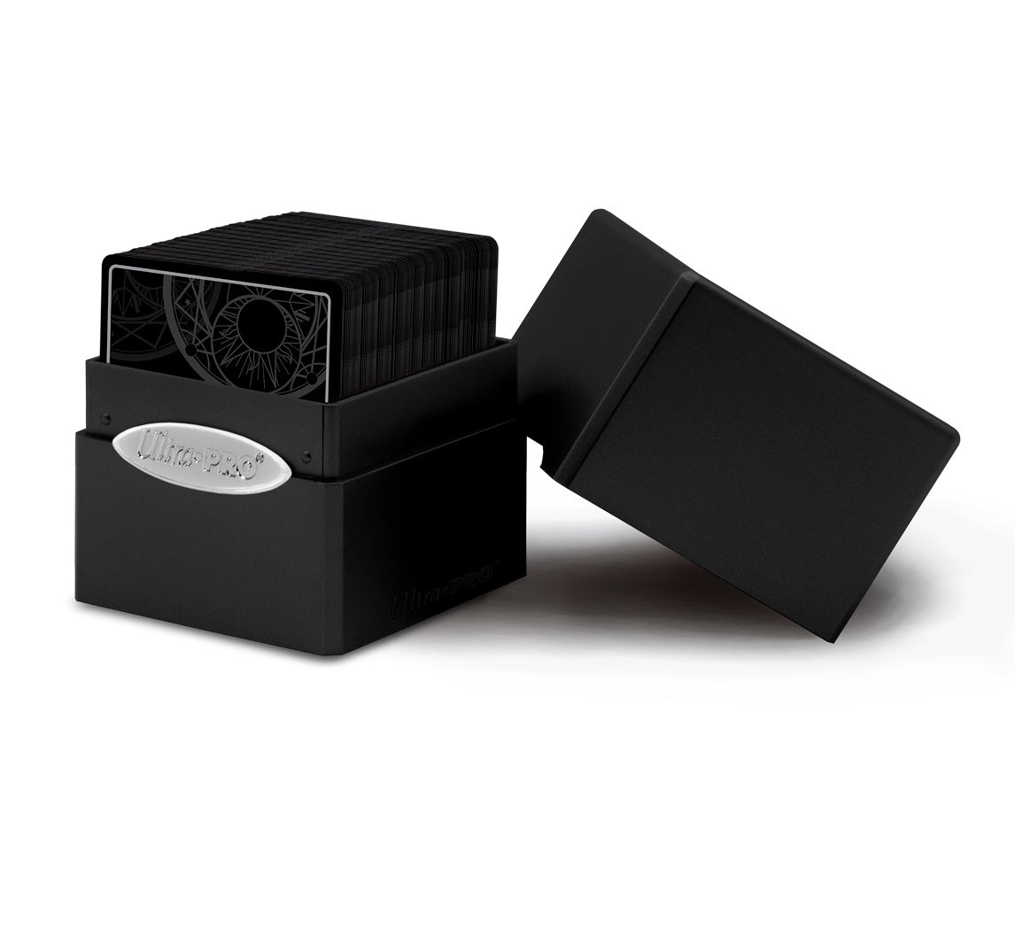 UP - Deckbox: Satin Cube - Jet Black