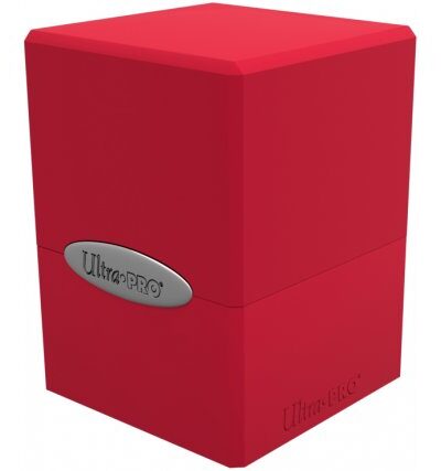UP - Deckbox: Satin Cube - Apple Red